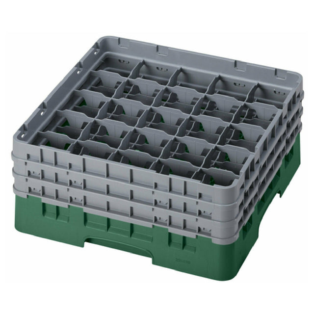 Cambro 25S638119 Camrack® Glass Rack With (3) Soft Gray Extenders Full Size