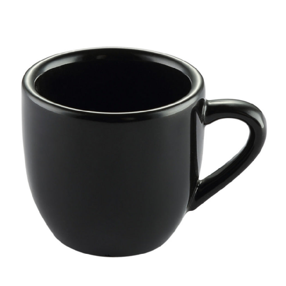 CAC China LV-35-BLK Las Vegas After Dinner Cup Tall 3-1/2 Oz.