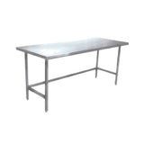 Winholt DTR-3636-14 Work Table 36"W X 36"D X 34"H 14/304 Stainless Steel Top