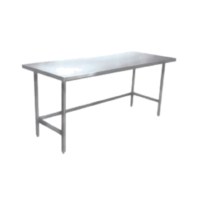 Winholt DTR-3084-14 Work Table 84"W X 30"D X 34"H 14/304 Stainless Steel Top