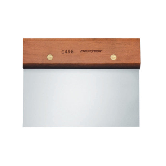 Dexter 19790 Traditional™ (S496PCP) Dough Cutter/Scraper 6" X 3" Stainless Steel Blade