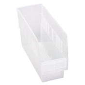 Quantum QSB201CLCS - Economy Shelf Bin, Nesting, 4-1/8"W X 11-5/8"L X 6"H