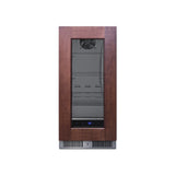 Summit SDHG1533PNR Undercounter Beverage Center 15"W 1.9 Cu.ft. Interior