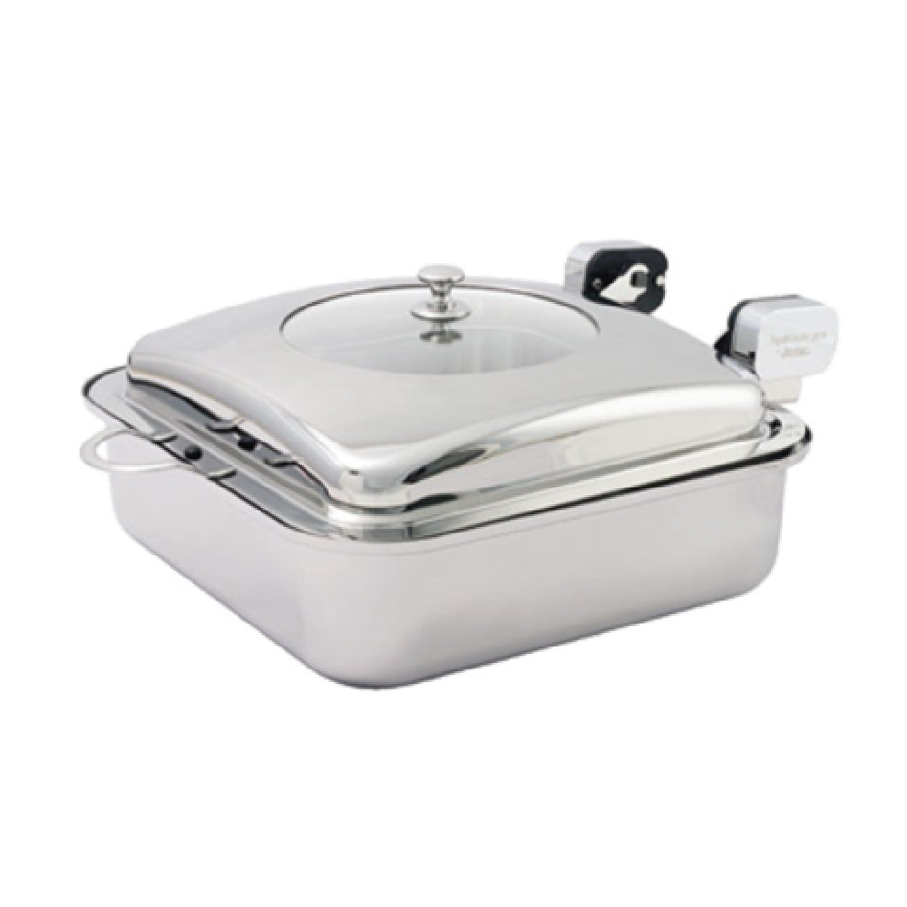 Spring USA 2474-6 Vision Induction Buffet Server 6 Qt. 18"L X 15-5/8"W X 7"H