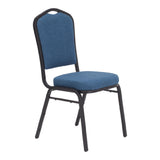 National Public Seating 9374-BT NPS® 9300 Series Delux Stack Chair 300 Lb. Weight Capacity