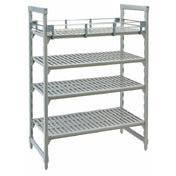 Cambro CPR24603151 Camshelving® Premium Three-Quarter Shelf Rail Kit 24"W X 60"L X 4-1/4"H