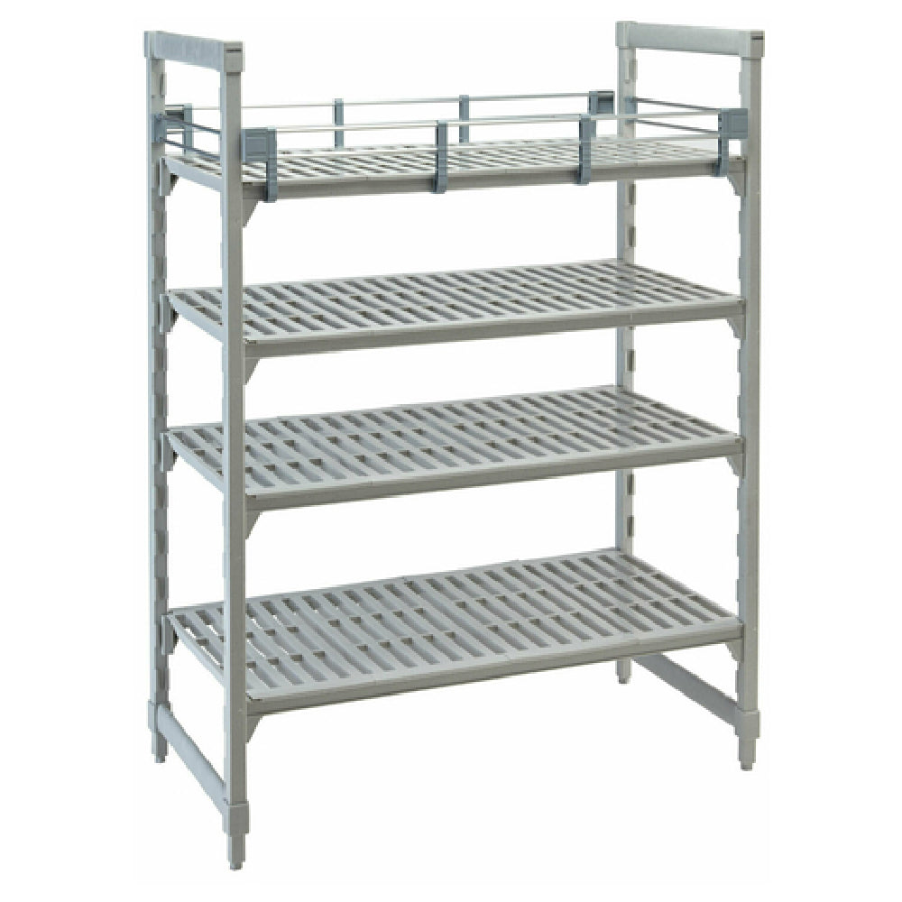 Cambro CPR72S151 Camshelving® Premium Side Shelf Rail Kit 72"L X 4-1/4"H Includes (1) Double Level Side Rail & Side Brackets