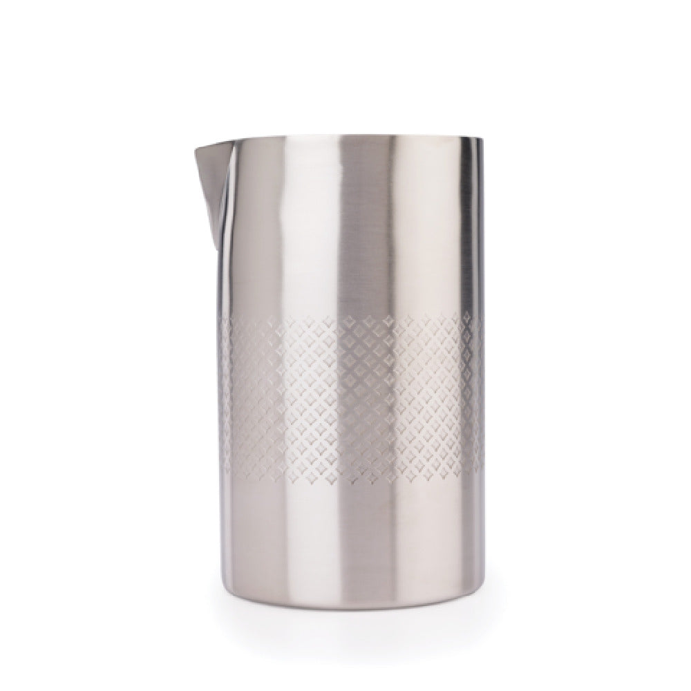Mercer Culinary M37219ANG Barfly® Diamond Lattice Mixing Tin 21 Oz. (625 Ml.) Double-wall Insulated