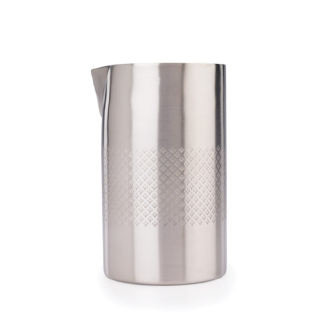 Mercer Culinary M37219ANG Barfly® Diamond Lattice Mixing Tin 21 Oz. (625 Ml.) Double-wall Insulated