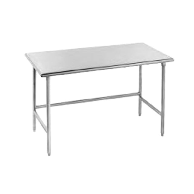 Advance Tabco TGLG-487 Work Table 84"W X 48"D 14 Gauge 304 Stainless Steel Top