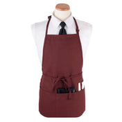 John Ritzenthaler Company CL3PBIABGFP Chef Revival® Bib Apron 26" X 23" Long 3 Front Pockets And Pen Pocket