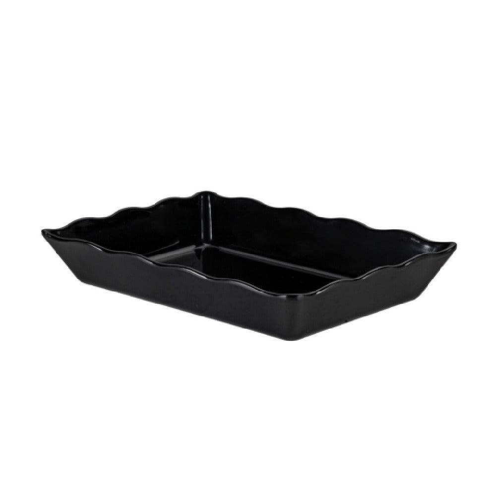 CAC China MLSC-RT341-K Platter 13-3/4"W X 9-1/2"D X 2-1/2"H Rectangular