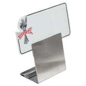 Hubert 44028 - Sign Holder Easel, 1-3/8"H X 2"H, Dual Height Reversible
