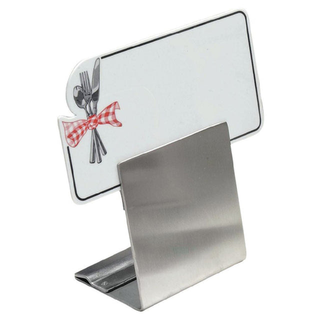 Hubert 44028 - Sign Holder Easel, 1-3/8"H X 2"H, Dual Height Reversible