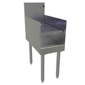 Glastender RDBB-12 Recessed Drainboard Free Standing 12"W X 24"D (depth To Match 24" Deep Units Without Speed Rail)