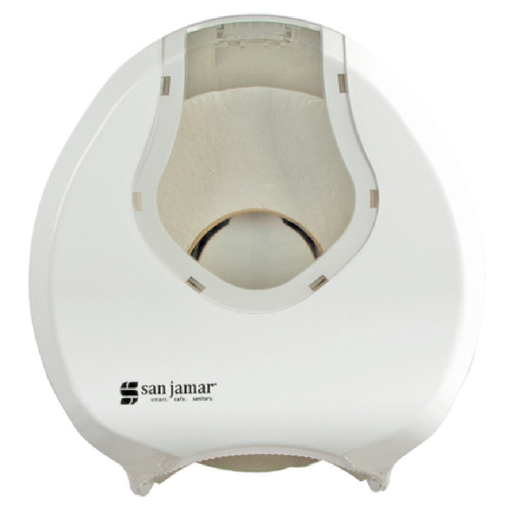 San Jamar R2070WHCL Summit™ Bath Tissue Dispenser Fits (1) 9" Jumbo Roll Plastic