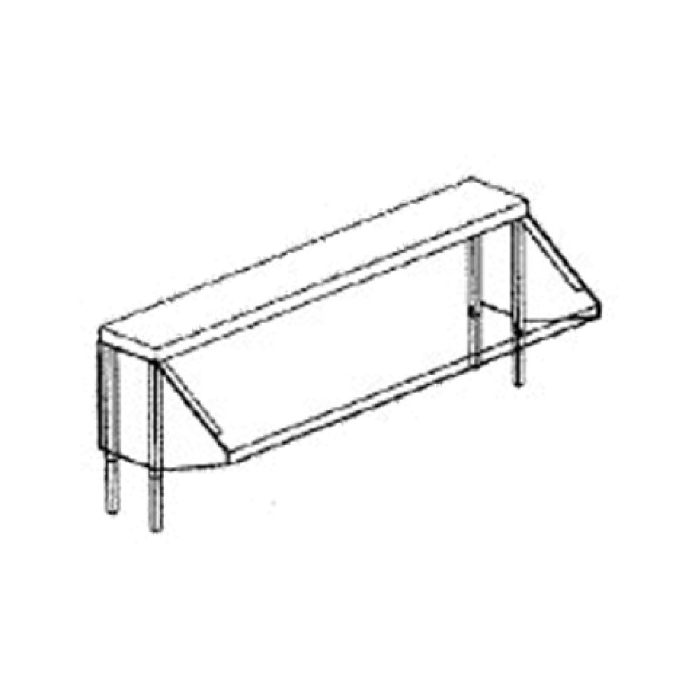 Piper Products RBPG1-74 - Single Sided Protector Guard, Buffet Style, With End Guards