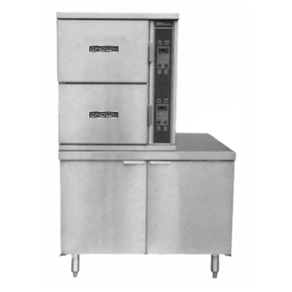 Crown Steam SCX-10-24_120/60/1 Convection Steamer Steam Coil (2) Compartment