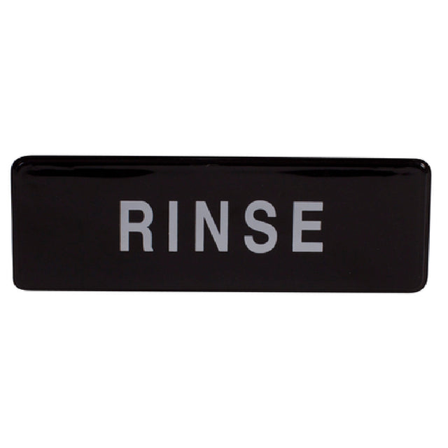 Winco SGN-327 Information Sign 9" X 3"H "RINSE"