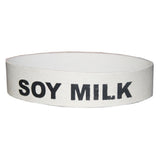 Service Ideas FBSOYMILK Flavorband Label "Soy Milk" Non-toxic Rubber