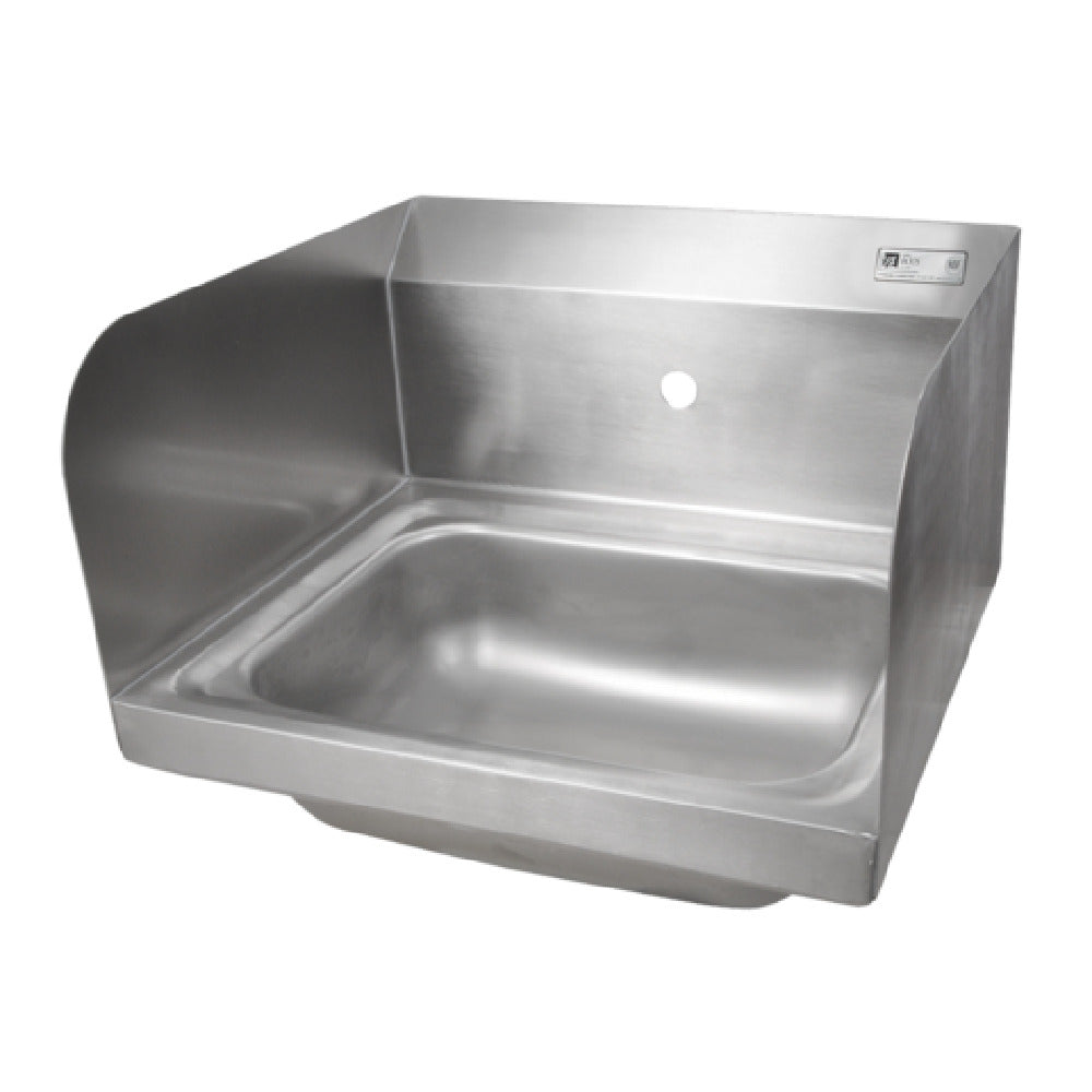 John Boos PBHS-W-1410-1-SSLR-X Pro-Bowl Hand Sink Wall Mount 14"W X 10" Front-to-back X 5" Deep Bowl
