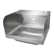 John Boos PBHS-W-1410-1-SSLR-X Pro-Bowl Hand Sink Wall Mount 14"W X 10" Front-to-back X 5" Deep Bowl