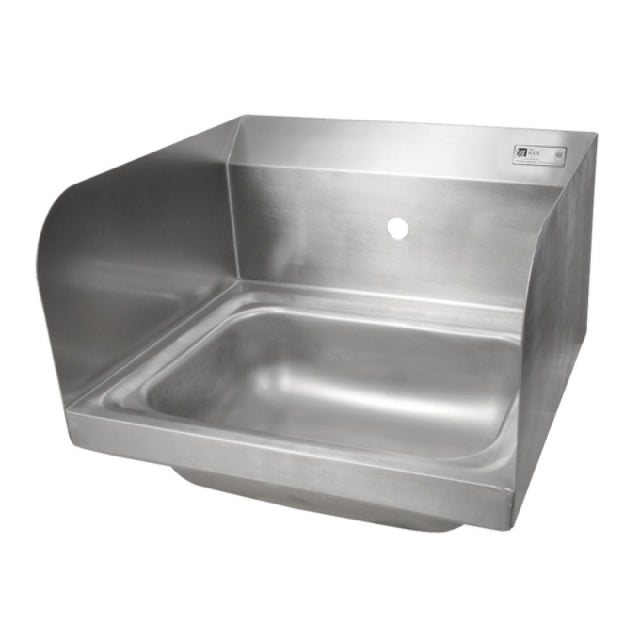 John Boos PBHS-W-1410-1-SSLR-X Pro-Bowl Hand Sink Wall Mount 14"W X 10" Front-to-back X 5" Deep Bowl