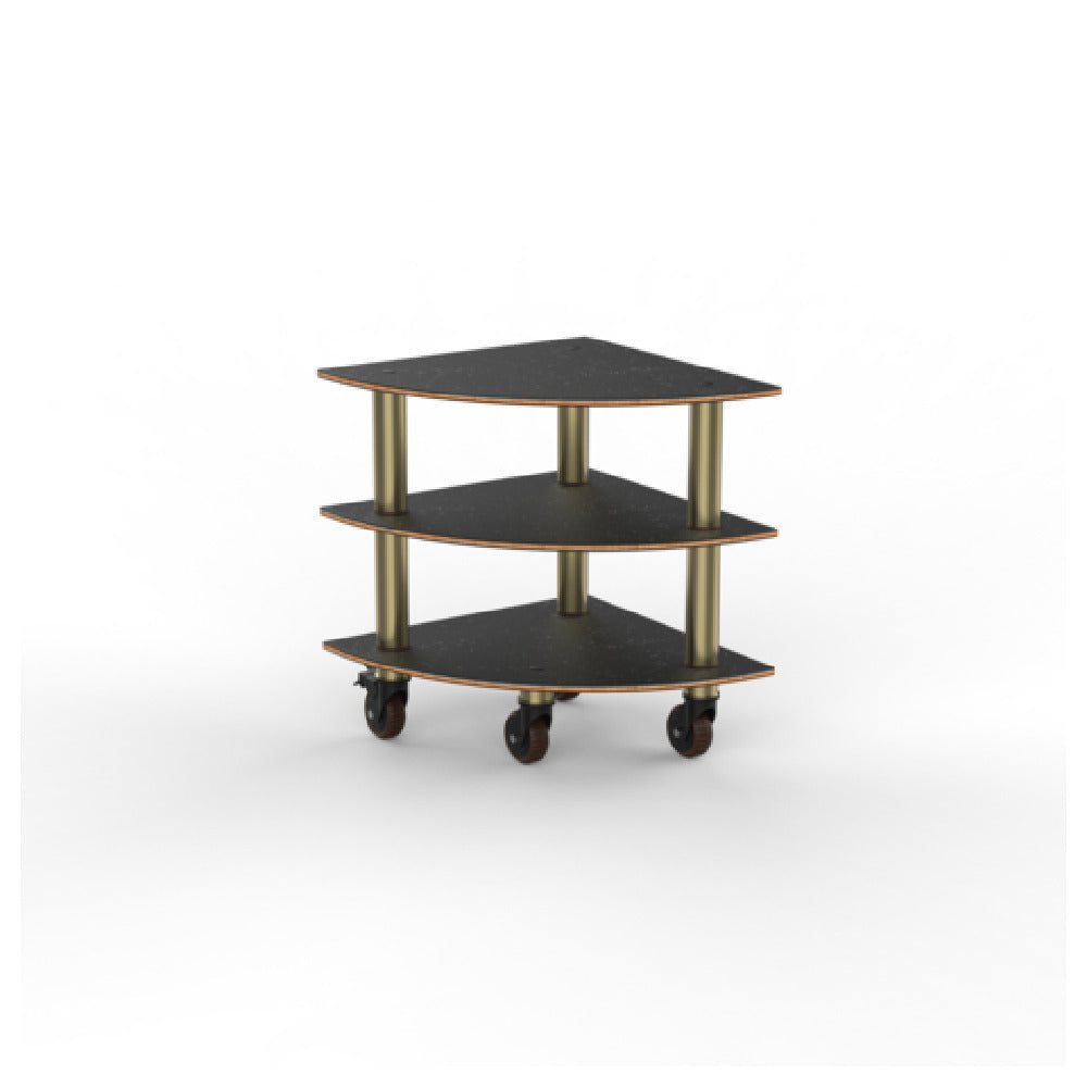 Steelite MGCMLX04MBXH - Modular Classic Corner Unit Marble Brushed Brass He, 29.5" X 29.5" X 35.0"