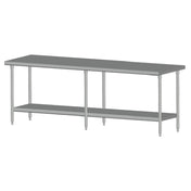 SPG 10SLS-36 - Universal Stainless Work Table, 120"W X 36"D, 16/300 Series Stainless Steel Top