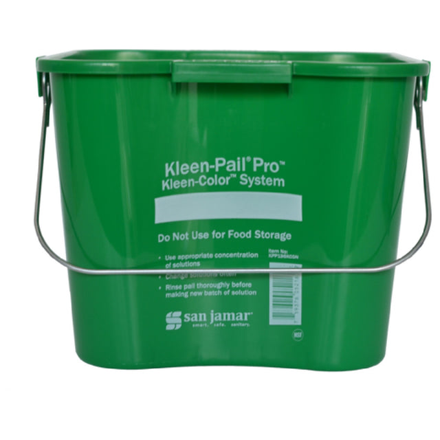 CFS Brands KPP196KCGN - San Jamar - Kleen-Pail® Pro Kleen, 6 Qt., Rounded Corners
