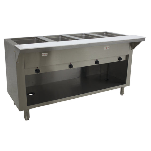 Advance Tabco HF-4E-240-BS Hot Food Table Electric 62-7/16"W X 30-5/8"D X 34-3/8"H