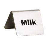 TableCraft Products B5 - Buffet Tent, "Milk", 2-1/2" X 2-3/4"