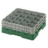 Cambro 16S534119 Camrack® Glass Rack With (2) Soft Gray Extenders Full Size