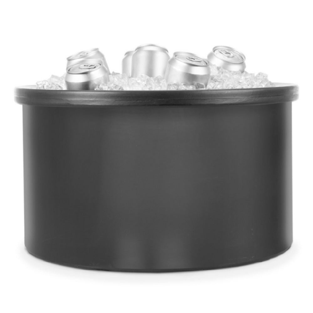 Iowa Rotocast Plastics Inc. 3151554 RotoTough™ Icer Elite Beverage Display 17-1/4" Dia. X 9-3/4"H