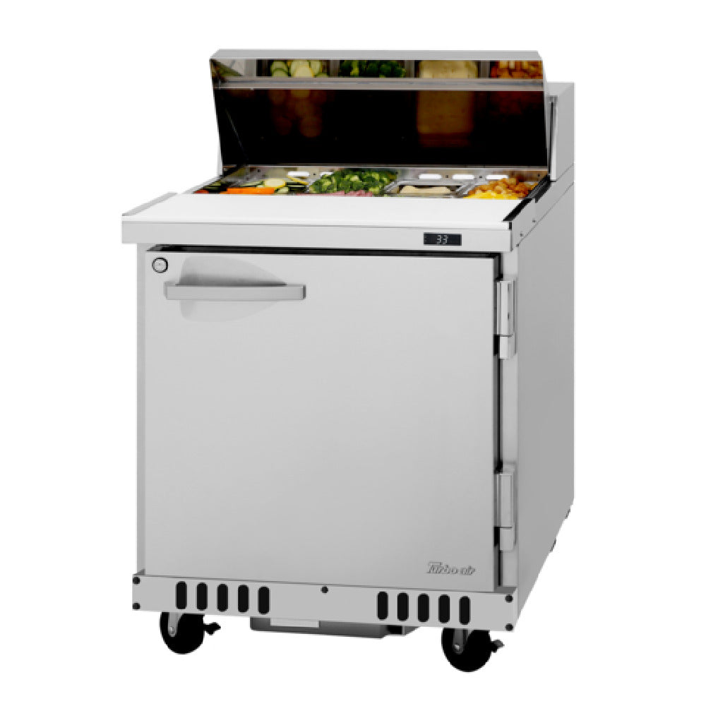 Turbo Air PST-28-FB-N(-L) PRO Series Sandwich/Salad Prep Table Front Breathing Airflow