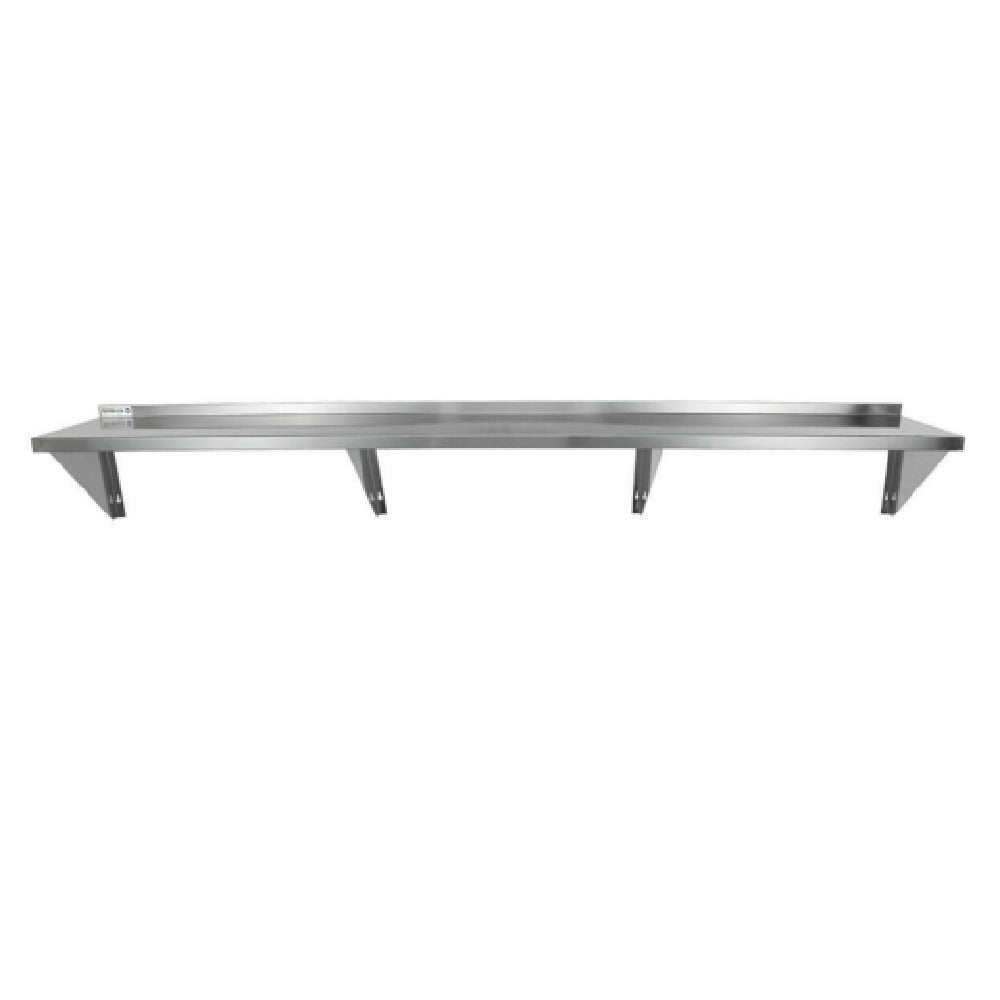 Empura 1596WS18G - Wall Mount Storage Shelf, 96"W X 15"D X 16"H, Standard Duty