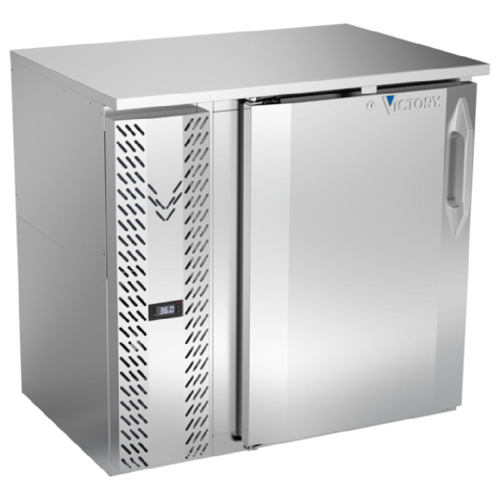 Victory VBBN36HC-S - Back Bar Refrigerator, One-section, 36"W X 26-1/8"D X 34"H