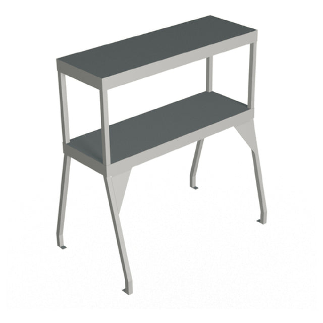 Duke 956-6D Double Deck Serving Shelf 86-1/2"W X 10-1/2"D X 32-1/5"H 18 Gauge Stainless Steel