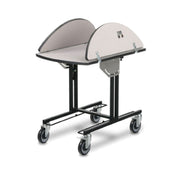 Forbes Industries 4970 Deco Ultra Series Room Service Table 36" L X 43.5" W Tilt-up Oval Top