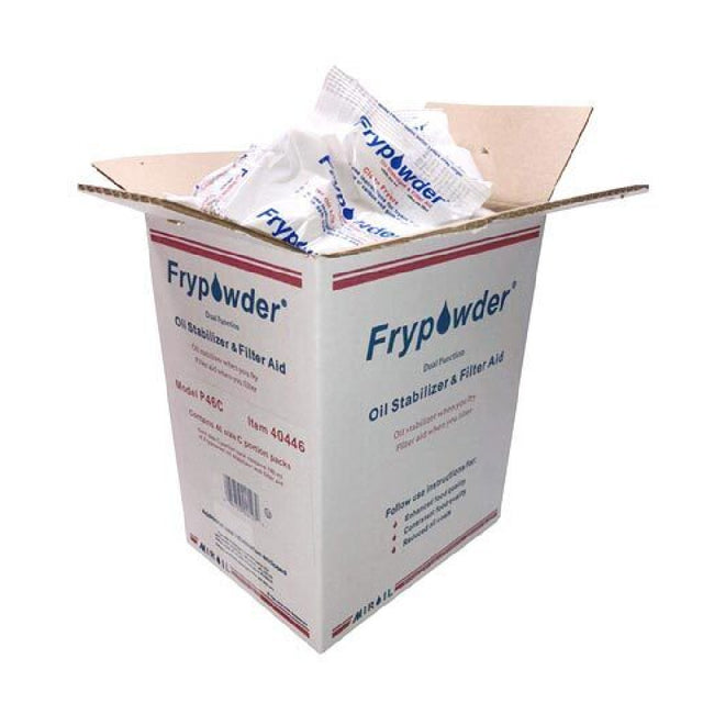MirOil USA P46C Dual Function Oil Stabilizer & Filter Aid Small Carton Of 46 C-size Portion Packs