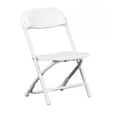 Flash Furniture Y-KID-WH-GG Timmy Folding Chair 220 Lb. Weight Capacity 13"W X 2-1/4"D X 25"H Folded Size