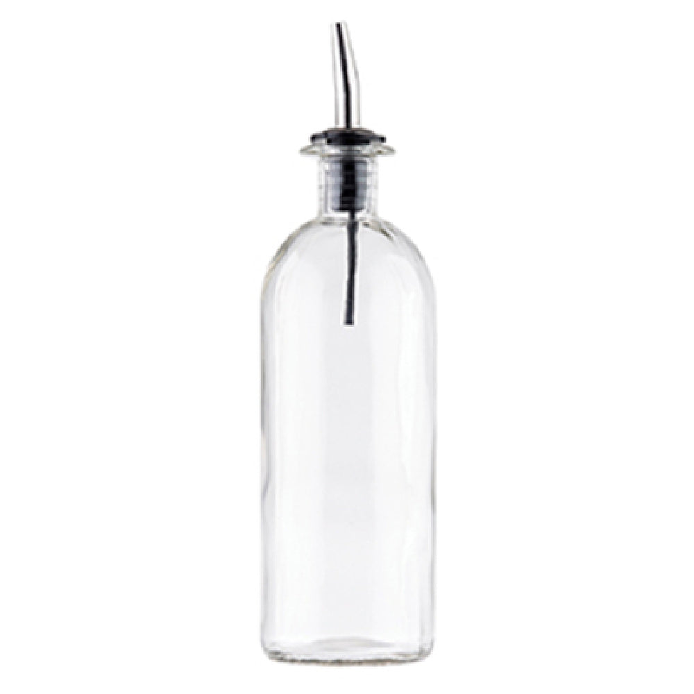 TableCraft Products 10375 - Oil & Vinegar Bottle, 18 Oz., With Stainless Steel Pourer (599P)
