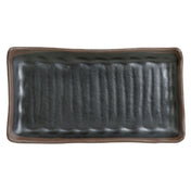 Steelite 7199TM011 Rectangle Plate 11.125" X 5.875" X 0.875" Greystone