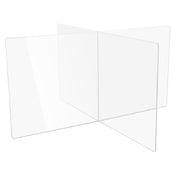 Bon Chef 90178-42D Tabletop Health Safety Shield 42"L X 42” W X 23-3/4"H 4-way Table Divider