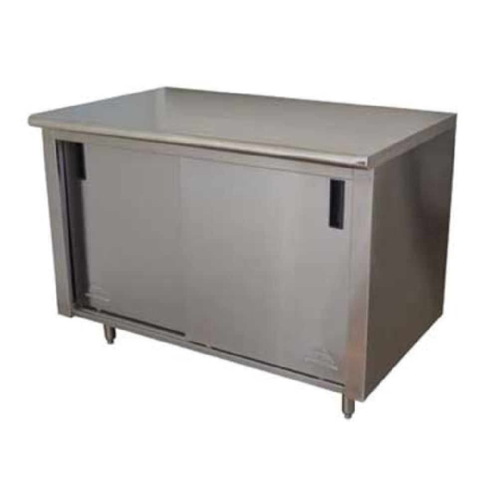 Advance Tabco CB-SS-365 Work Table 60"W X 36"D Cabinet Base With Sliding Doors