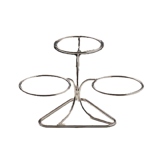Bon Chef 9310TAN Plate Stand 3 Rings 8" W