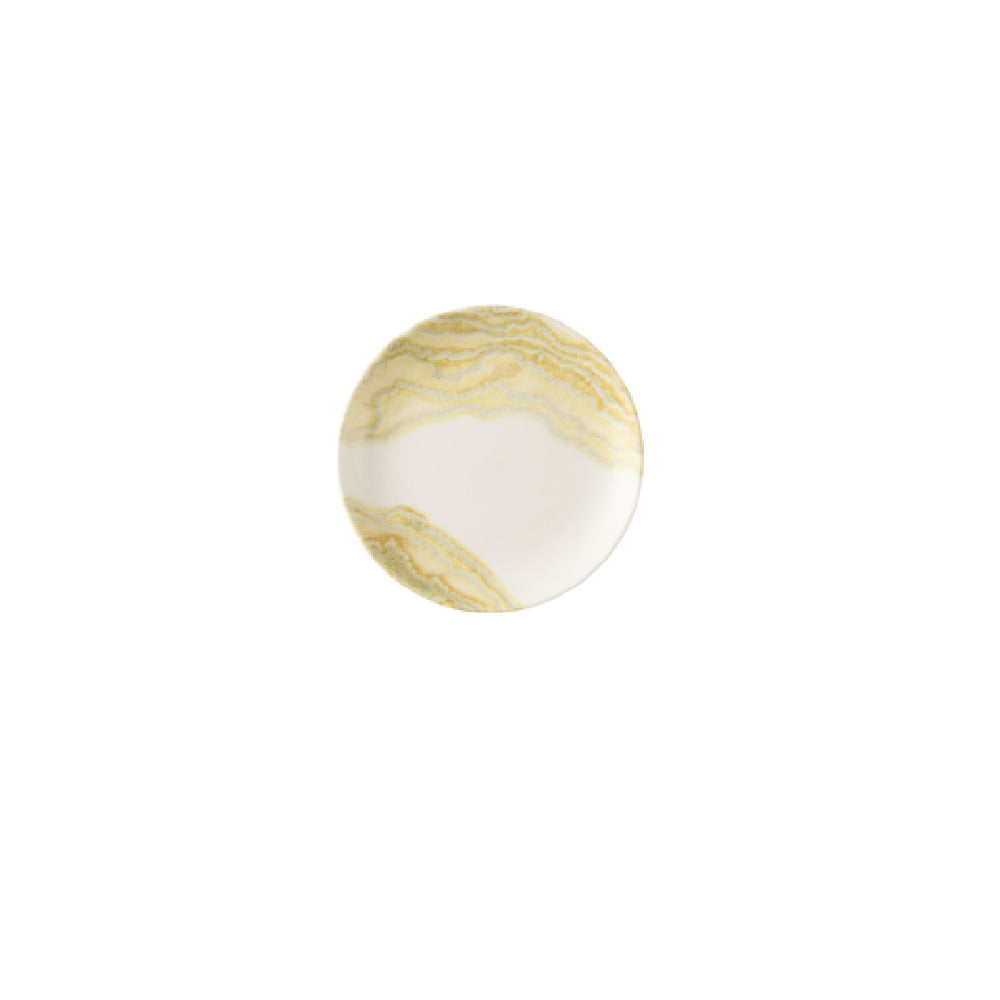 Churchill China TDGDEVP81 - Gold Evolve Coupe Plate, 8.67", Ceramic