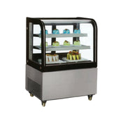 Omcan 39539 (RS-CN-0270) Curved Glass Refrigerated Display Case Floor Model