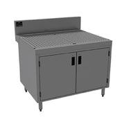 Advance Tabco PRSCD-24-42 Prestige Underbar Drainboard Cabinet With Removable Hinged Doors