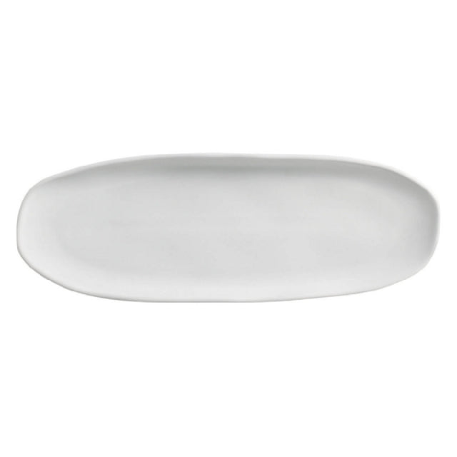 Porto Brasil 14214119801 - Shallow Organic Oval Platter Large, 5.1", Stoneware